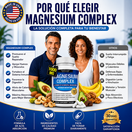 SUPLEMENTO MAGNESIUM COMPLEX 90 CÁPSULAS