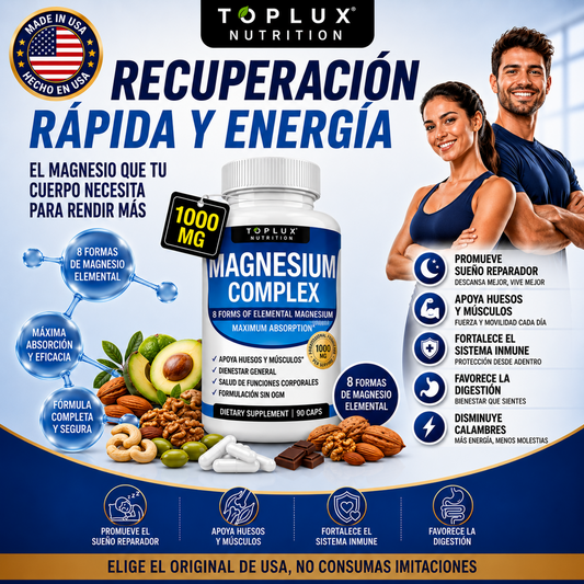 SUPLEMENTO MAGNESIUM COMPLEX 90 CÁPSULAS