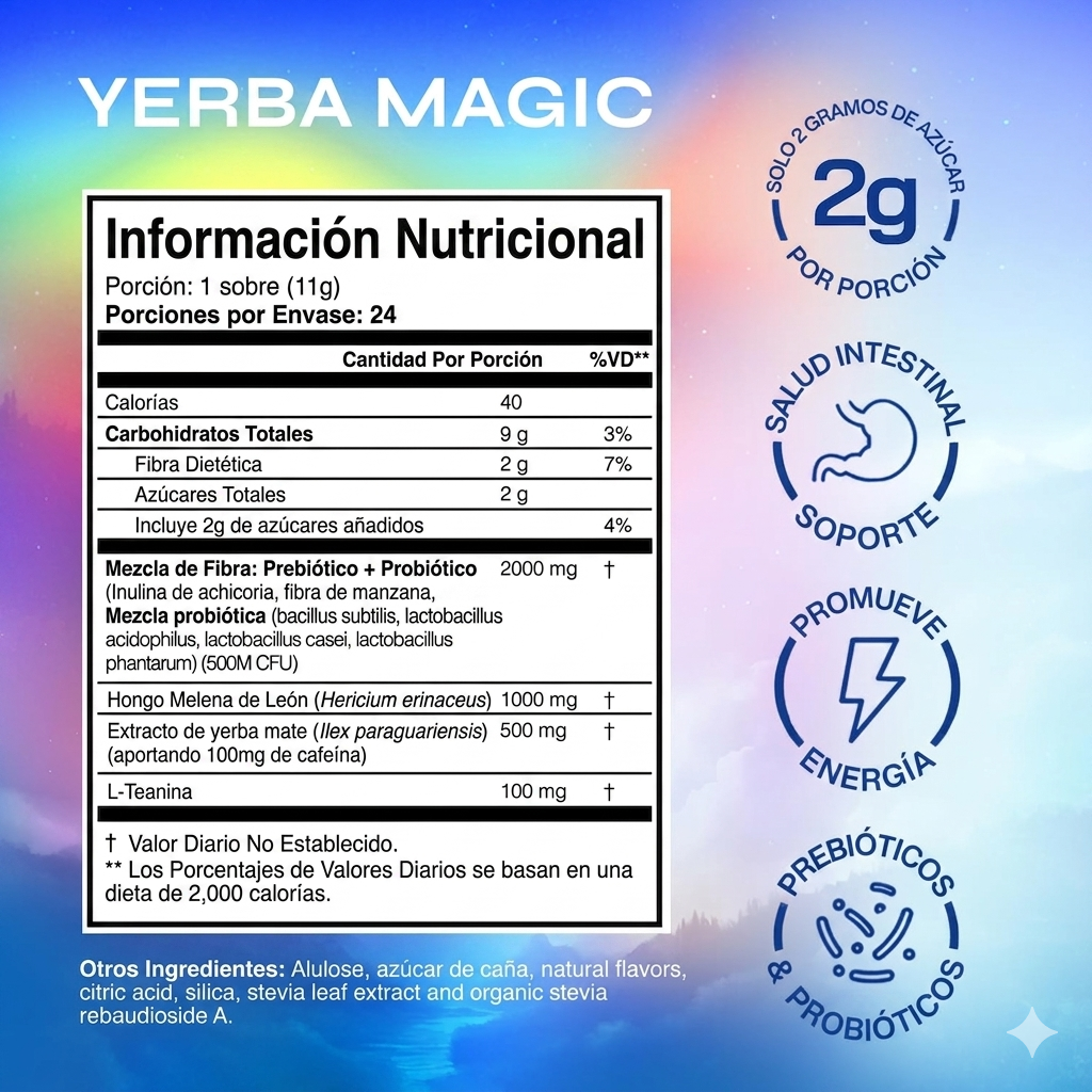 YERBA MATE PARA ENERGÍA Y CONCENTRACIÓN | MAGICLIFE™